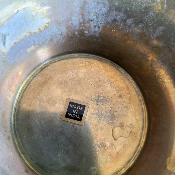 Brass vintage Ice bucket with tongs. - Picture 8 of 8